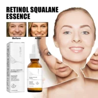 Эссенция Jaysuing Retinol 0,5% с скваланом уменьшает морщины и пятна, удаляет темноту, увлажняет и осветляет кожу.