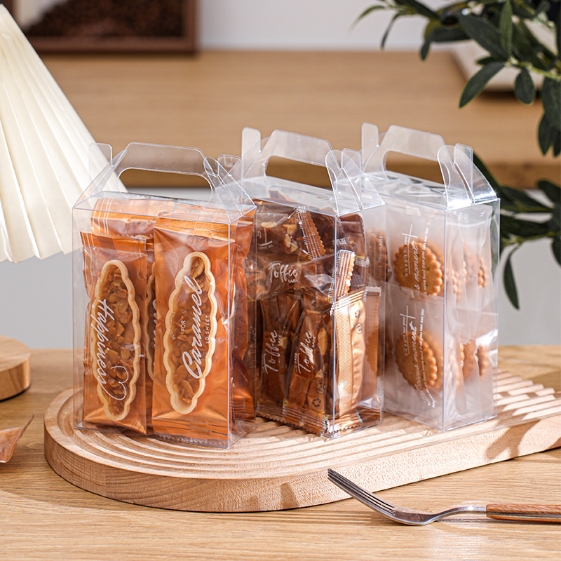 Caja de embalaje de barco de arroz pegajoso en línea, caja de regalo de caramelo portátil, almendra nougat, caja de nieve, caja de embalaje de galletas