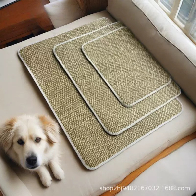 犬用夏用猫用クールマット、夏用ペット用アイスマット、犬用マット、オールシーズン対応のユニバーサルスリーピングマット、犬小屋用フロアマット|undefined