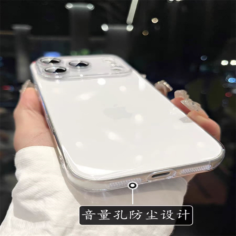 适用iPhone17PROMAX手机壳高透高清自带镜头膜苹果16/15防摔硬壳|undefined