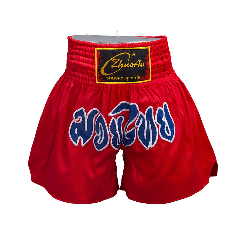 Polyester Adult and Kidsren's Sanda Clothing Boxing Muay Thai Mma Shorts Men's and Women's Fighting Training Competition Clothing X20
