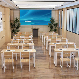 School Tutoring Class Primary and Secondary School Students Desk Tutoring Table Single and Double Training Table and Chair Combination Go Book Yukang