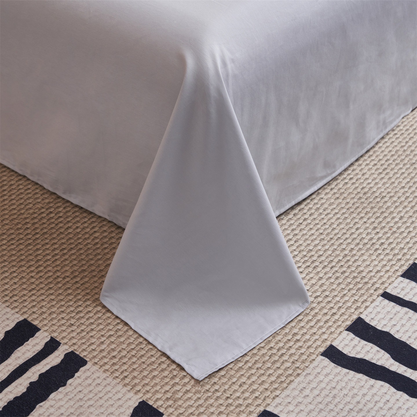 Printed Pure Cotton Four-piece Bedding Set With Duvet Cover And Sheet_voghion.com