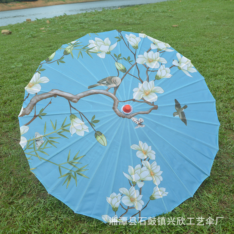 Paraguas de papel engrasado impermeable paraguas artesanal para niños paraguas decorativo antiguo accesorios de fotografía al aire libre impresión paraguas de baile al por mayor