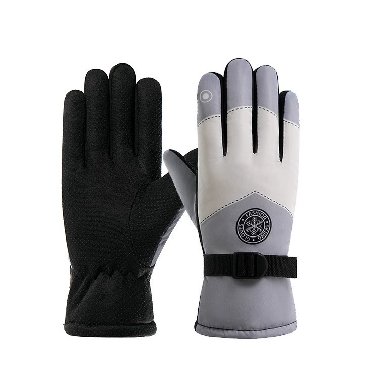 Travel ski keep warm water repellent non-slip gloves for beloved