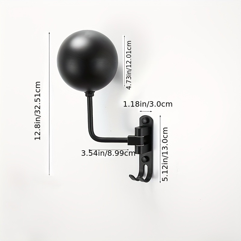 Wall-Mounted Motorcycle Helmet Rack Suitable for a Variety of Helmet Brackets Without Punching Display Rack Hat Storage Rack