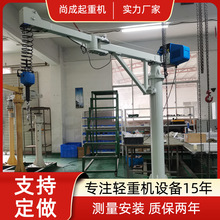 立柱式悬臂吊 电动遥控回转悬臂起重机 定柱式单臂吊起重机