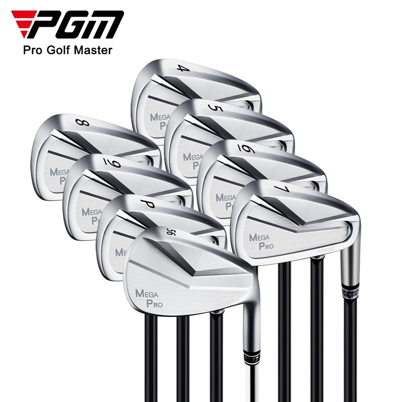 Bộ gậy sắt golf PGM rèn mềm độ phục hồi cao mặt đánh rỗng thiết kế lưng thấp — MTG036-(Bộ cột sắt) Lớp S, MTG036-(nhóm sắt) R cấp, MTG036-(Bộ cột sắt) SR cấp, MTG036-(Bộ cột sắt) Thép cấp