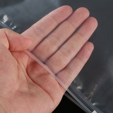 Ropa bolsa de embalaje bolsa de Protección Ambiental estándar transparente advertencia cremallera bolsa TEMU transfronterizo auto sellado bolsa Amazon e-commerce