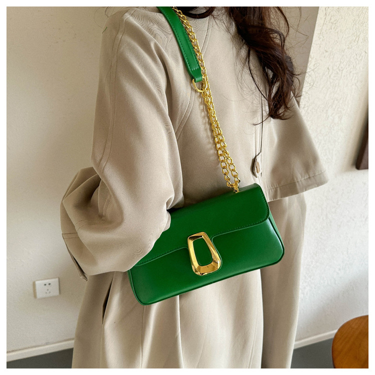 280g Weight Synthetic Leather Lining Material Magnetic Buckle Closure Type Single Shoulder Strap Strap Type Shoulder Bag, Crossbody Bag Bags Type Daily Occasion Pu Leather Material Solid Color Pattern All Seasons Season Women's Gender Streetwear Style Square Shape Medium Size Women's Medium Pu Leather Solid Color Streetwear Square Magnetic Buckle Shoulder Bag Crossbody Bag 9