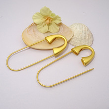 55mm超大号高保沙金色孕妇婴儿胸针古法金宝宝压惊别针DIY饰品