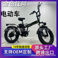 外贸高质量折叠锂电山地电动自行车 胖胎城市电瓶车电动自行车