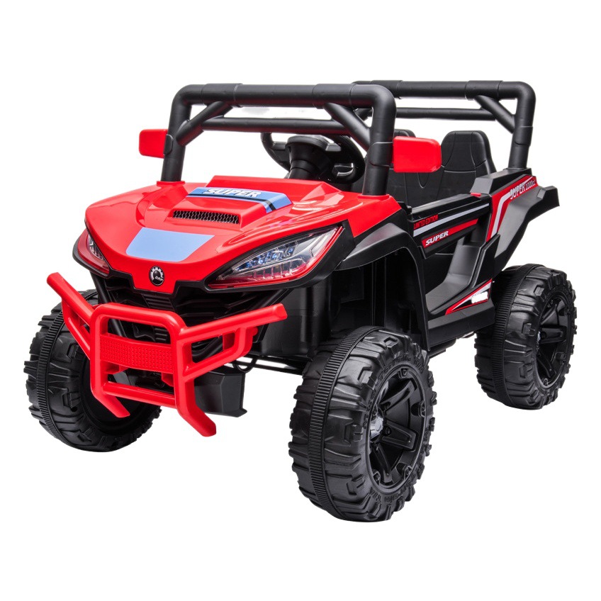 Coche eléctrico para niños de cuatro ruedas con control remoto coche de bebé coche de juguete para niños y niñas puede sentarse cochecito recargable de Doble accionamiento