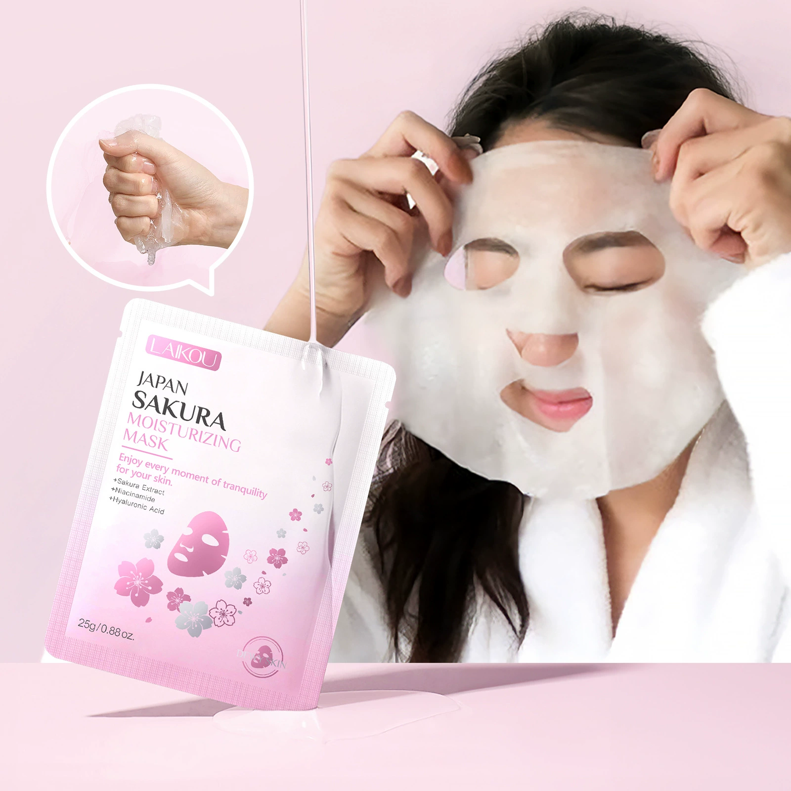 Moisturizing nutritious face mask, 25g, English