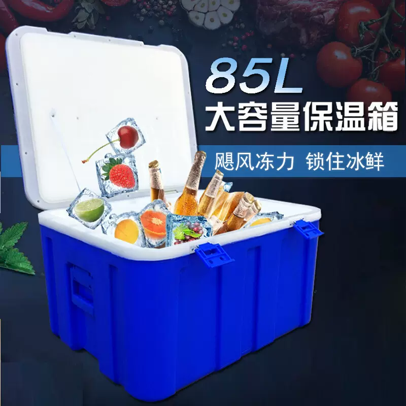装冰块的保温箱车载露营野餐食物冰桶商用摆摊便携式冰淇淋冷藏箱