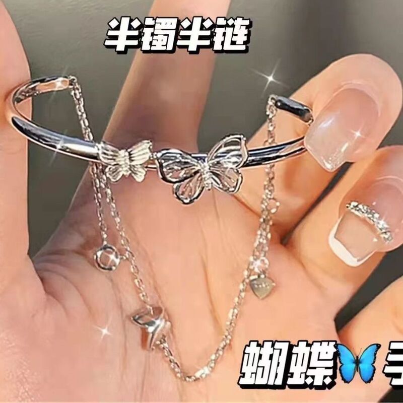 Ins Style Half Bracelet Half Bracelet Joker Little Red Book Same Style Decoration Summer Students Online Celebrity Girlfriend Gift Simple