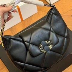 対外貿易2025新型小香風24c菱格脇下包19bag高級感羊皮チェーンシングルショルダーバッグ