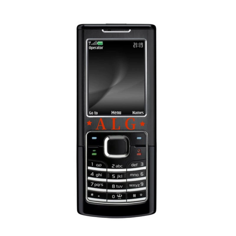 Кросс-бордер 6500C металлическая крышка мобильного телефона, 3G WCDMA кнопочный пожилой аппарат