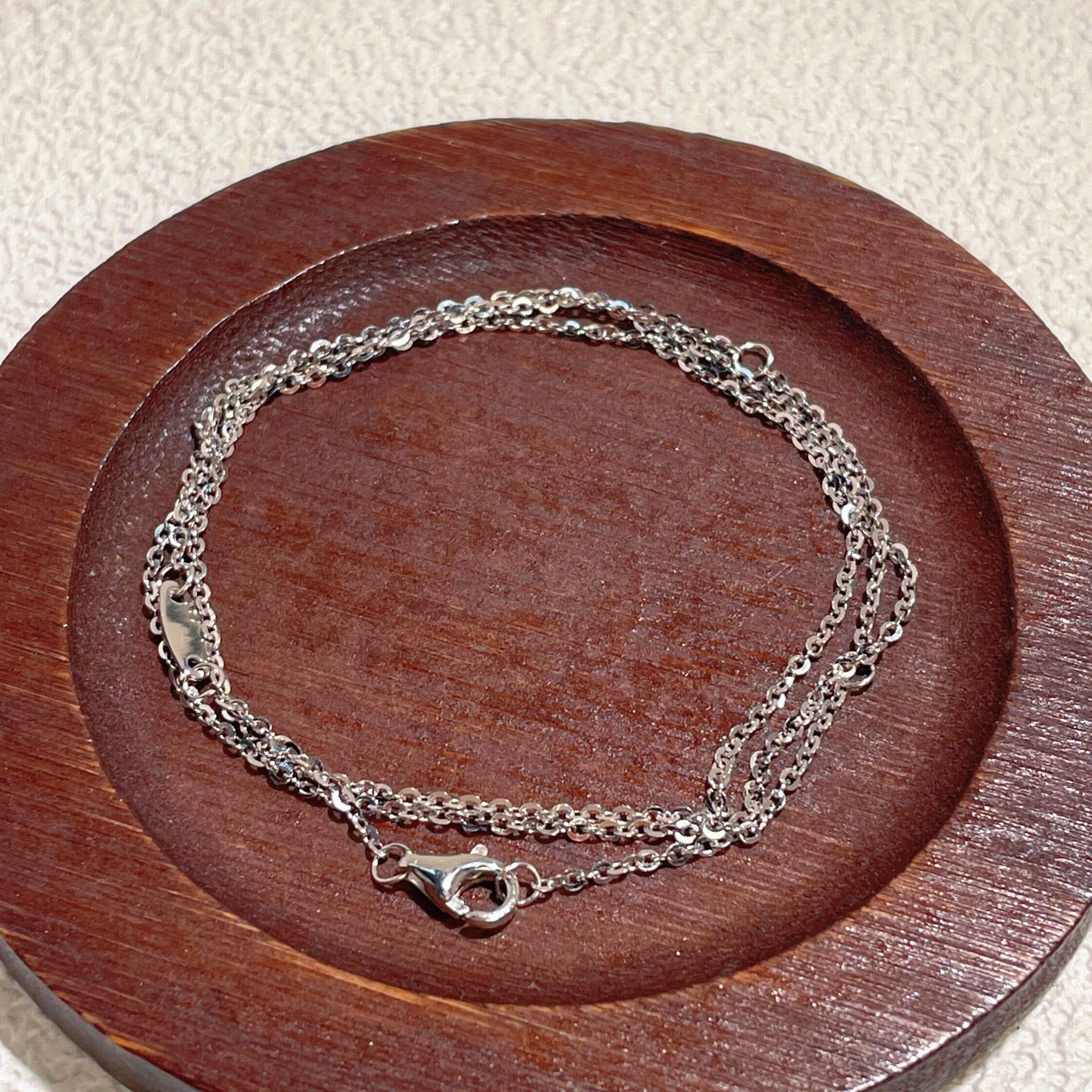 Verstellbar Chopard Perlenkette Aus 925 Silber Fir Dammen_voghion.com