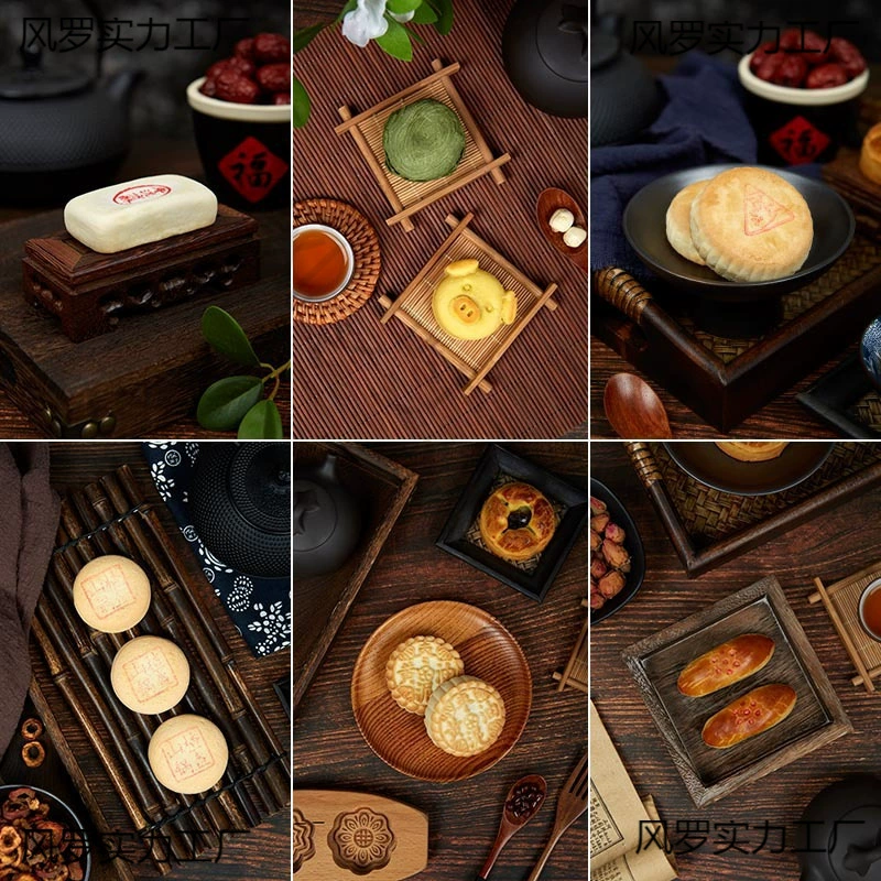Древний стиль китайской выпечки Праздник середины осени лунный пирог для гурманов