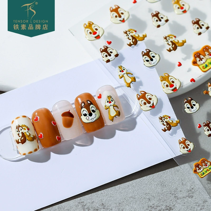 TENSOR Японская новая технология 5D тонкая прочная наклейка для ногтей proCartone мягкая подкладка клей Наклейка для ногтей DP серия