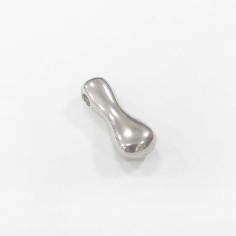 Steel color I letter (with horizontal hole on the top) thickness 5.5*width 7.6*height 18mm*aperture 1.8mm (unit weight 2.48g)