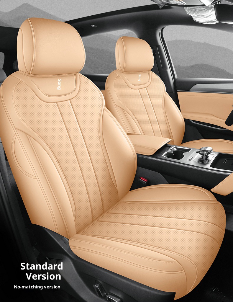 New Model Luxury Car Song Ldm-I Full Leather Car Seat Cushion, Four-Season Overseas Right-Hand Drive Seat Cover, Cross-Border Full-Cover Car Seat Cushion