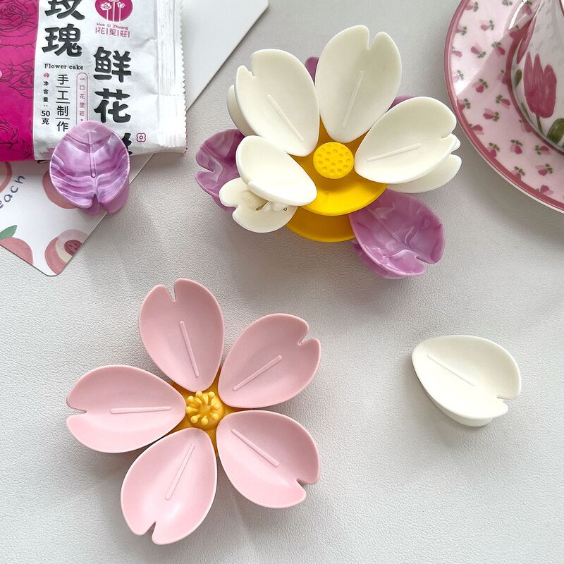 樱花磁吸封口夹冰箱贴食品袋夹子零食密封夹磁贴个性创意3d立体|undefined
