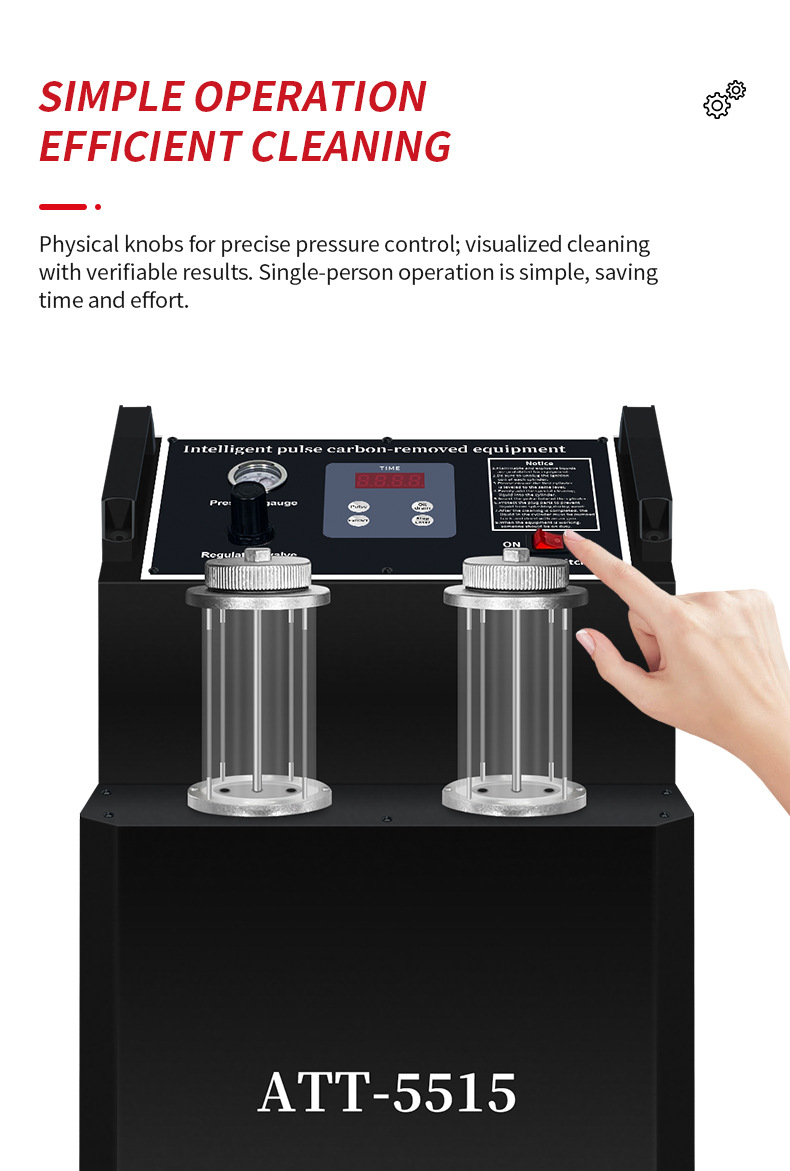 Fuel system cleaning machine, engine carbon deposit removal, three-way catalytic converter pulse cleaning machine, car cleaning equipment that doesn’t require disassembly