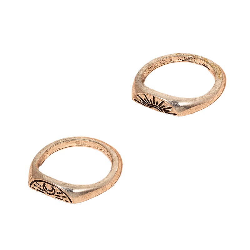 Retro fashionable brand men's design ring hip-hop style