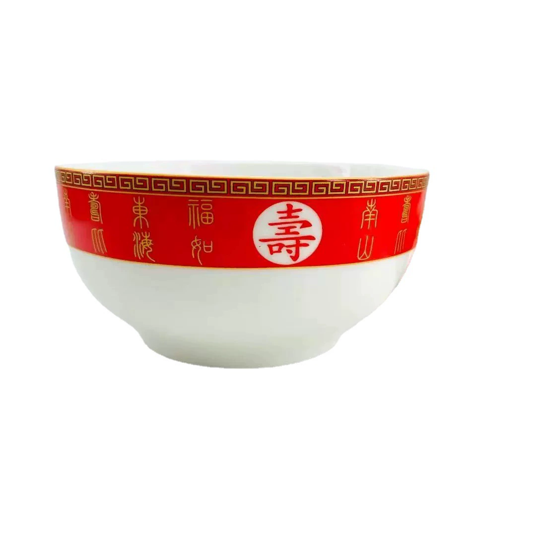 Керамическая чашка Daily Ceramic Korean Tableware Birthday Bowl для банкета дня рождения для пожилых людей оптом