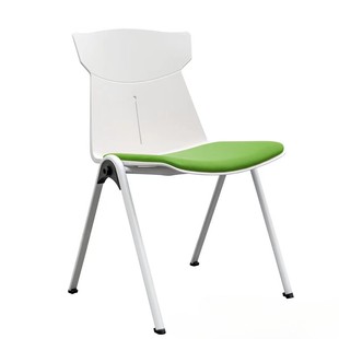 LH factory stackable plastic training chair reinforced student reading room chair reception chair negotiation chair row