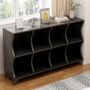 Bookshelf Floor-Standing Storage Rack Living Room Wall Storage Cabinet Storage Cabinet Simple Bookcase Home Display Cabinet Grids Cabinet