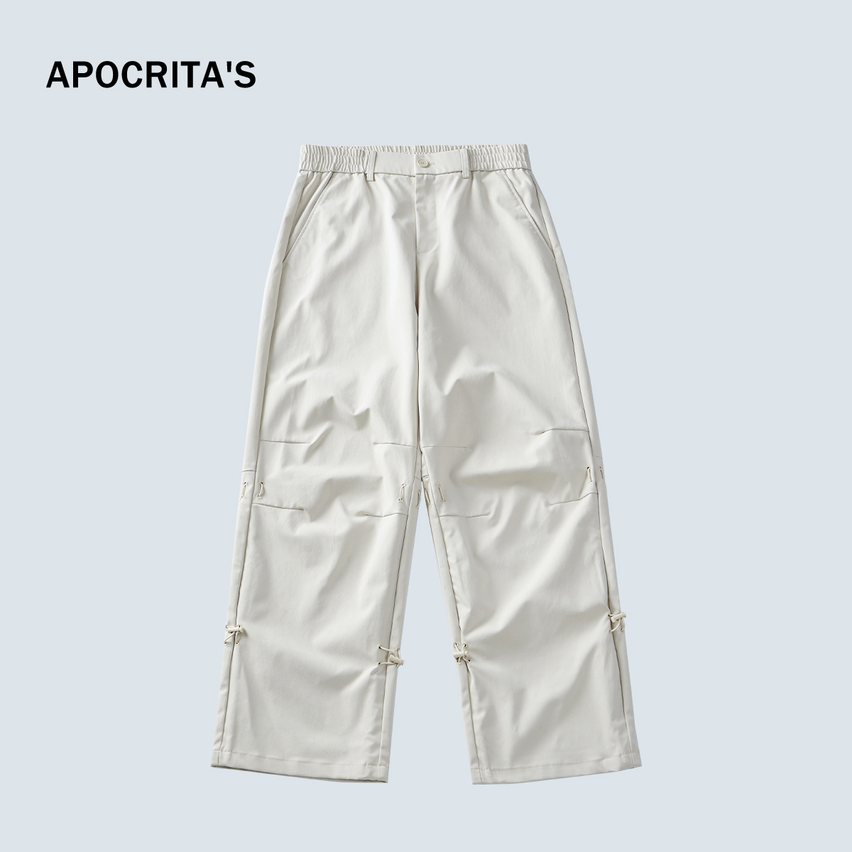 Sin devoluciones ni cambios【Liquidación por tiempo limitado a un precio súper bajo】Pantalones casuales holgados y rectos para hombre APO, para otoño e invierno
