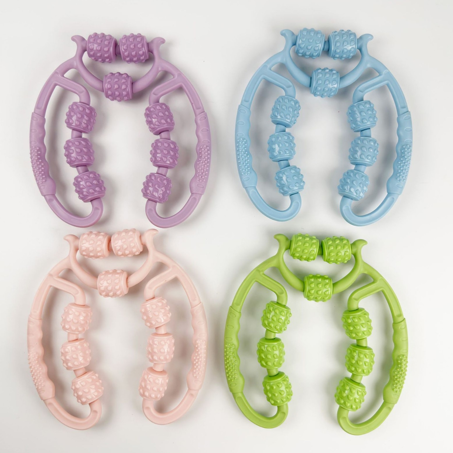 Ring leg clamp nine-wheel massage calf multifunctional professional yoga equipment leg roller massager leg beauty device