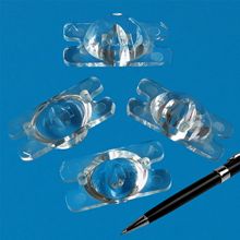 货源推荐单颗路灯偏光小透镜60*120度，光束倾斜30度有柱配光超亮