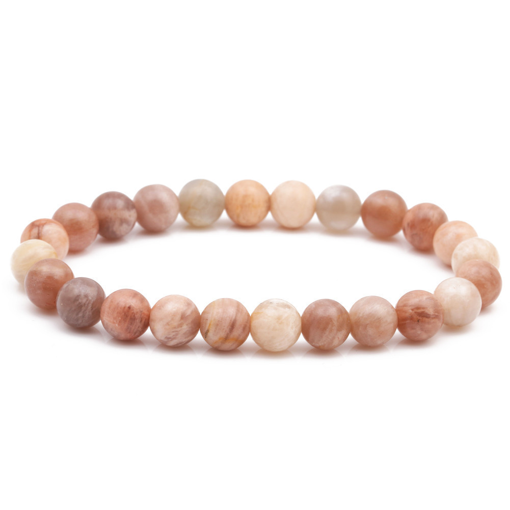 Joyas europeas y estadounidenses transfronterizas ojo de tigre ágata pulsera de cuentas de 8mm esferas de moda pulsera de anillo simple al por mayor