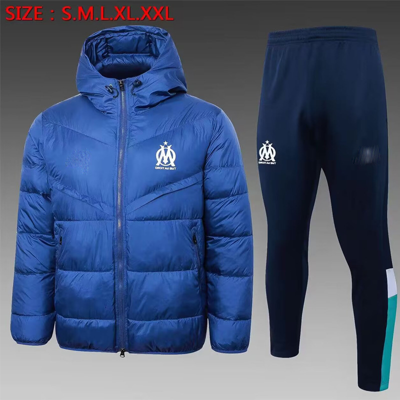 チェルシーアーセナルホット刺ポルト冬綿入れサッカートレーニング服運動装備帽子付き保温綿入れ|undefined
