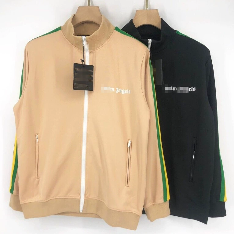 Осенне-зимняя куртка на молнии в полоску Palm Angel, куртка для пар, Спортивная повседневная мужская и женская куртка, модный бейсбольный костюм