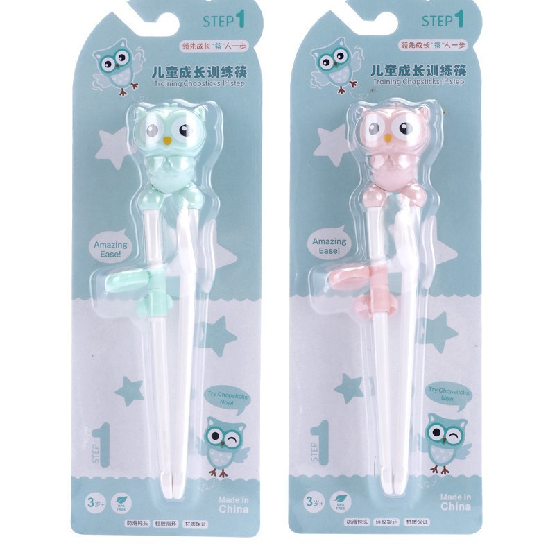 Palillos para niños bebé palillos de entrenamiento especial Tigre Boca posicionamiento dibujos animados comiendo palillos de aprendizaje comida complementaria vajilla 1-8 años