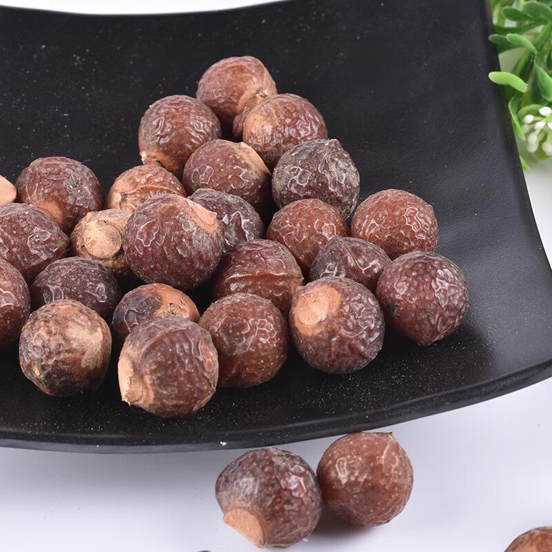 Whole Soapberry Fruits Wu Huan Zi Sapindus mukorossi Natural Dried Soapnuts 500g for Hair Washing and Cleaning quality and texture