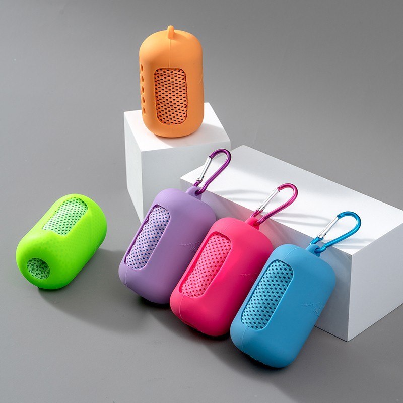 Cold-Sensing Sports Towel, Outdoor Fitness Cooling Towel, Sweat-Absorbing and Cooling Silicone Towel, Mountaineering Bag Towel, Wholesale