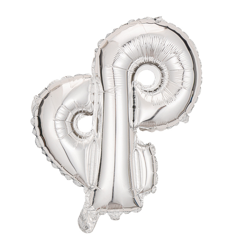 Signo de interrogación de globo de película de aluminio con signo de puntuación de 16 pulgadas y! # @ Globos de decoración de papel de aluminio de fiesta de cumpleaños