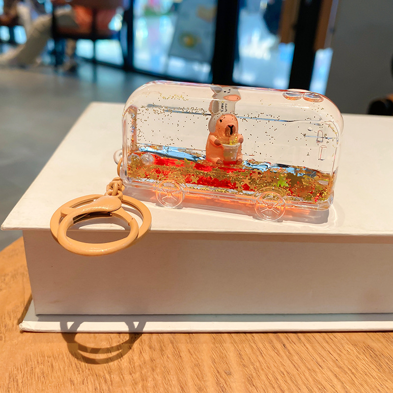 Cartoon Dream Bear Girl Keychain leche rosa muñeca adorable bolso de pareja colgante pequeño regalo al por mayor