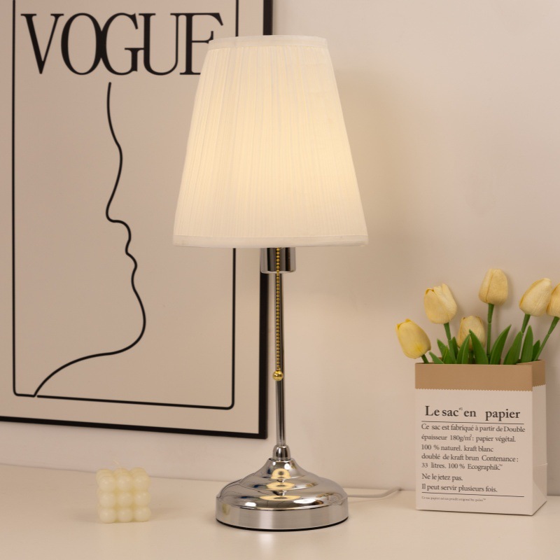 Electroplated silver-pull switch-dimming