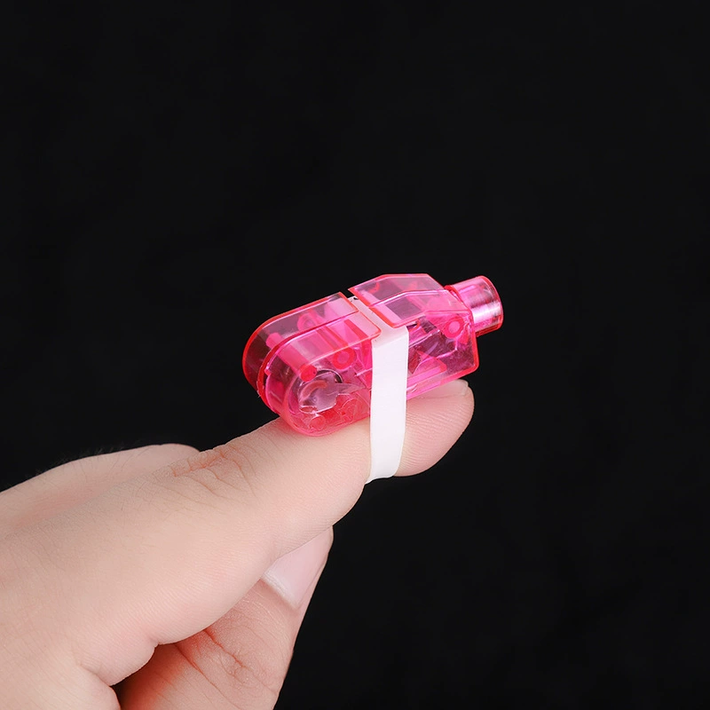 LED светящийся ожерельный палец, ночной рынок светящиеся игрушки цветной палец лампа диско кольцо лампа для эффекта на сцене цветок руке лампа