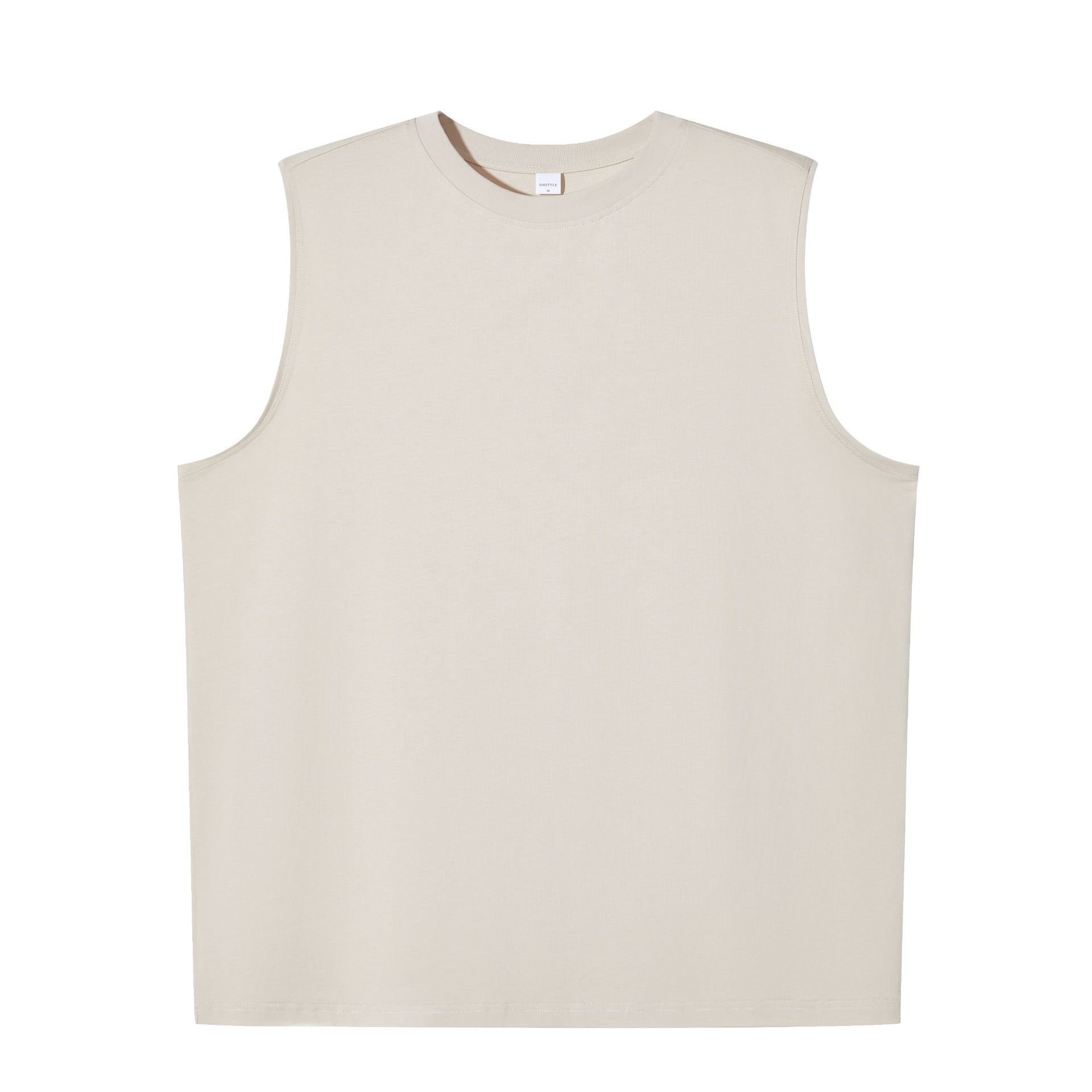 Camiseta sin Mangas para Hombre de Algodón Peinado Deportiva Casual