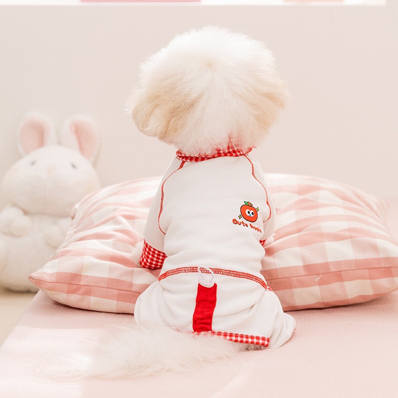 26 primavera y verano delgada cuatro patas abdominal abrigo abrigo abrigo abrigo pijama gato ropa de perro ropa de perros pequeños y medianos image 18
