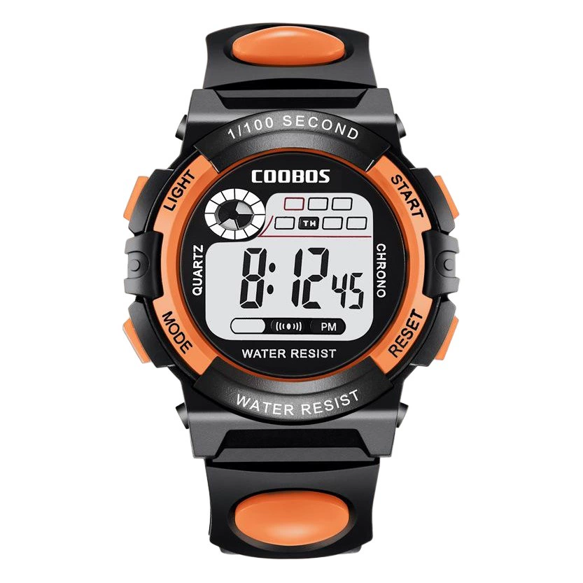 Cool Baosi Coobos детские часы Многофункциональные красочные водонепроницаемые студенческие электронные часы 0118