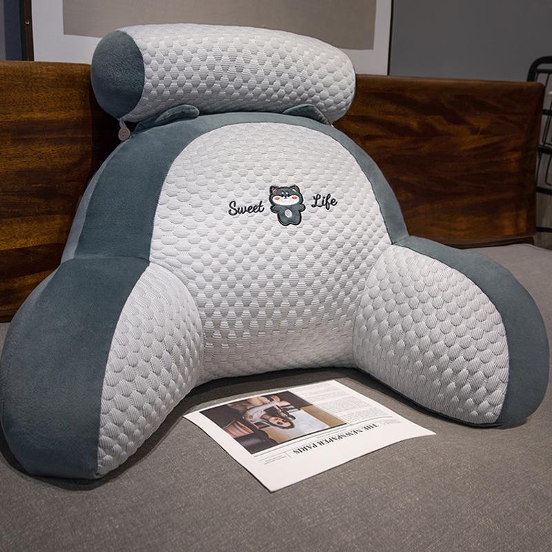 Husky (bahan beludru kacang ramah di kulit dan bersirkulasi) / Bantal sedang + sandaran kepala (60*45cm liner independen dapat dilepas dan dapat dicuci)